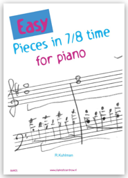 Easy Pieces in 7/8 time for piano